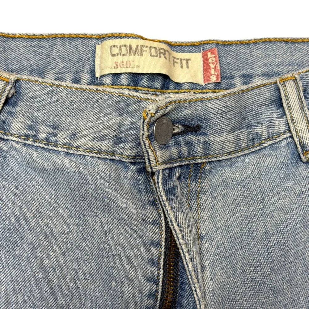Levi's 560 men's comfort loose‎ baggy light wash blue dad denim jeans 36x30